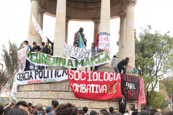 &iquest;C&oacute;mo fue la marcha de los estudiantes por altos cr&eacute;ditos del Icetex?