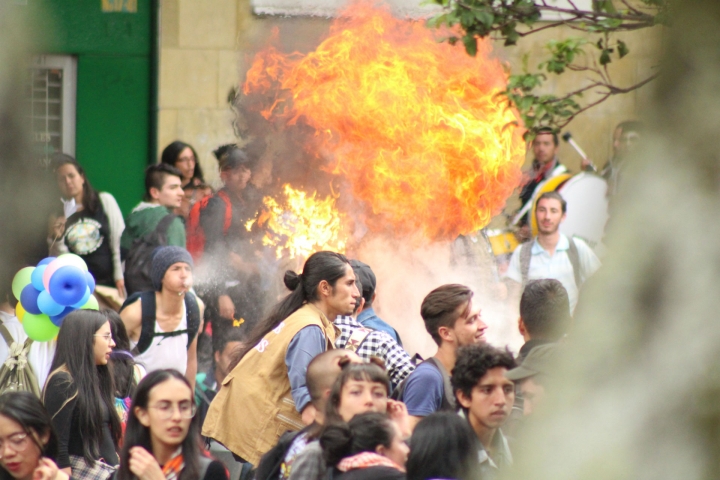 &iquest;C&oacute;mo fue la marcha de los estudiantes por altos cr&eacute;ditos del Icetex?