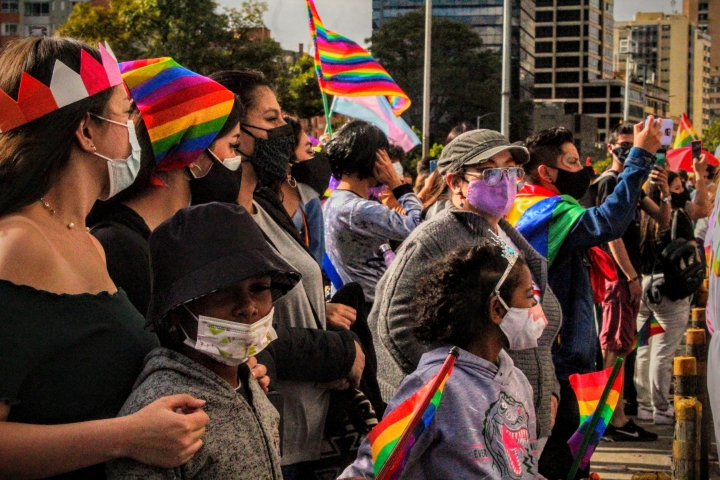 Im&aacute;genes de la marcha del orgullo LGBTIQA+ en Bogot&aacute;