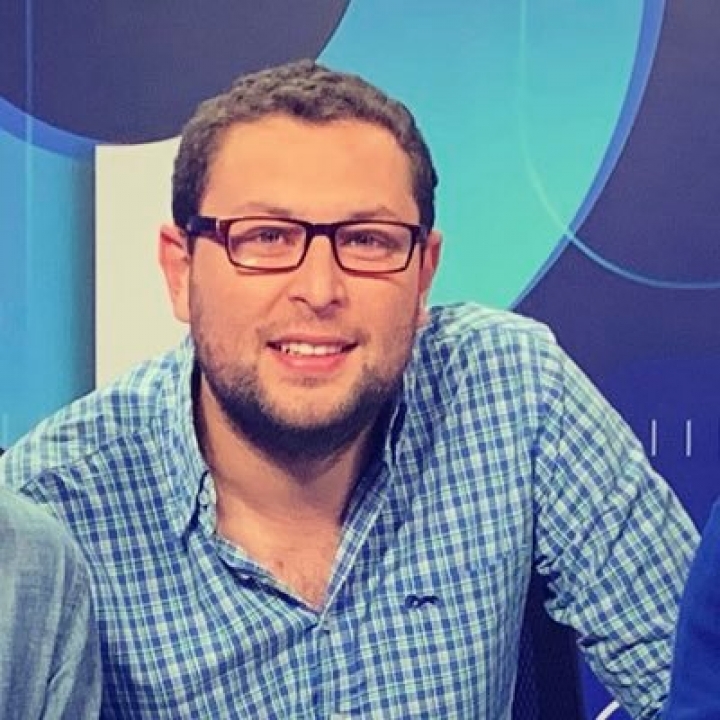 Sebasti&aacute;n Heredia, periodista deportivo.