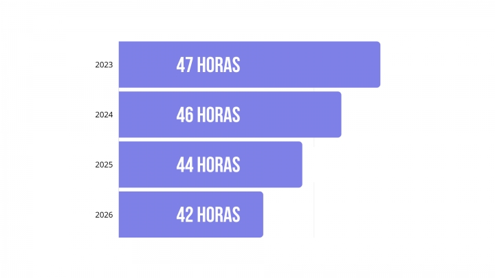 Gr&aacute;fica 3. Reducci&oacute;n de jornada laboral anual.