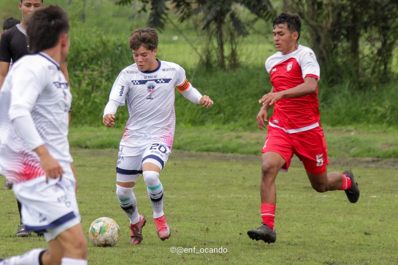 Torneo Nacional Sub 17: Fortaleza y Santa Fe empataron 1-1 en un partido parejo