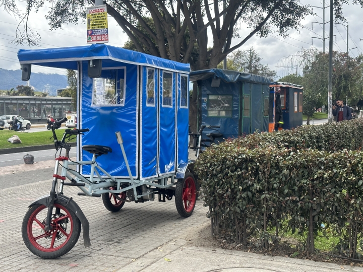 Bicitaxis en bogot&aacute;