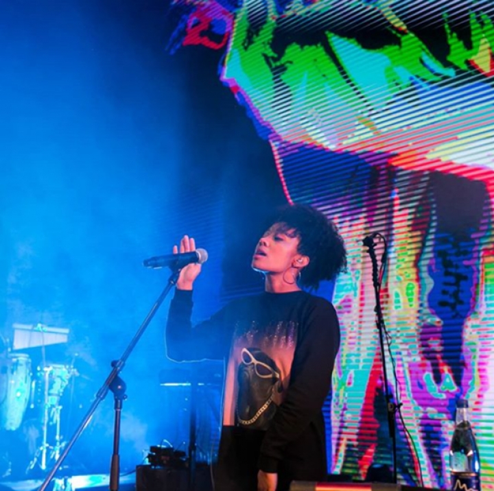 Laf&eacute;r en su primer concierto como solista. Foto: David Micolta.