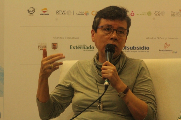 Marbel Sandoval Ordo&ntilde;ez, autora de "En el brazo del r&iacute;o". Cr&eacute;dito de la foto: Silvia Bayona