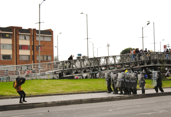As&iacute; transcurri&oacute; la nueva jornada de manifestaciones en Bogot&aacute;