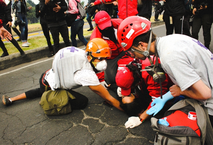 As&iacute; transcurri&oacute; la nueva jornada de manifestaciones en Bogot&aacute;