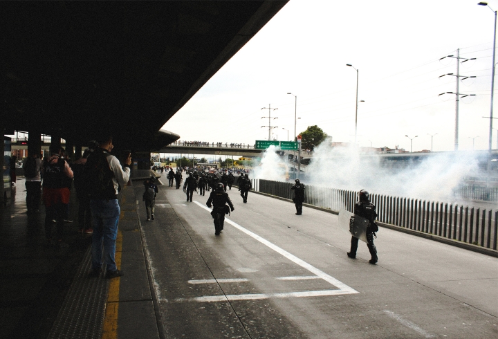 As&iacute; transcurri&oacute; la nueva jornada de manifestaciones en Bogot&aacute;