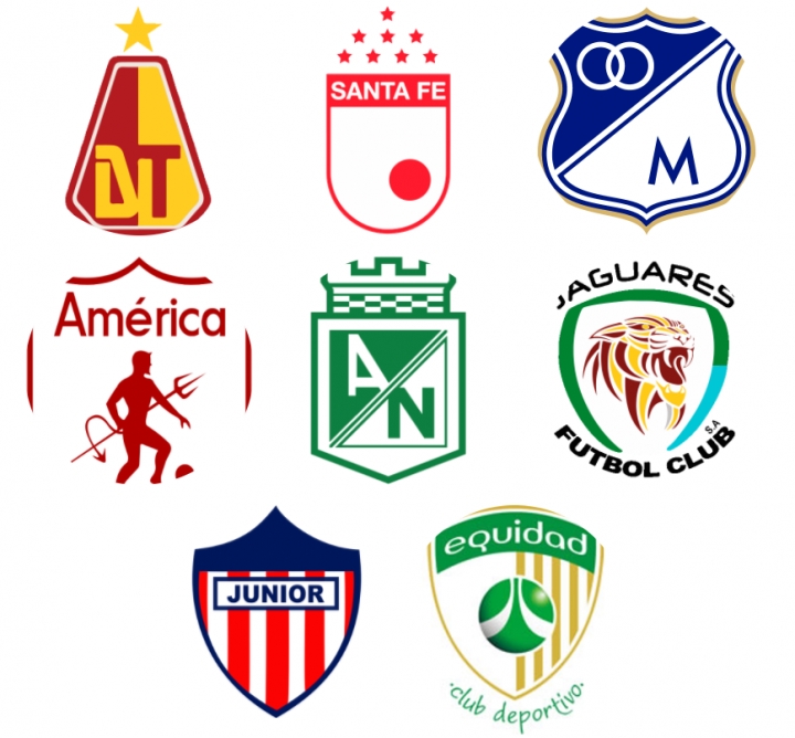 Equipos que contin&uacute;an en el torneo de la Liga Aguila