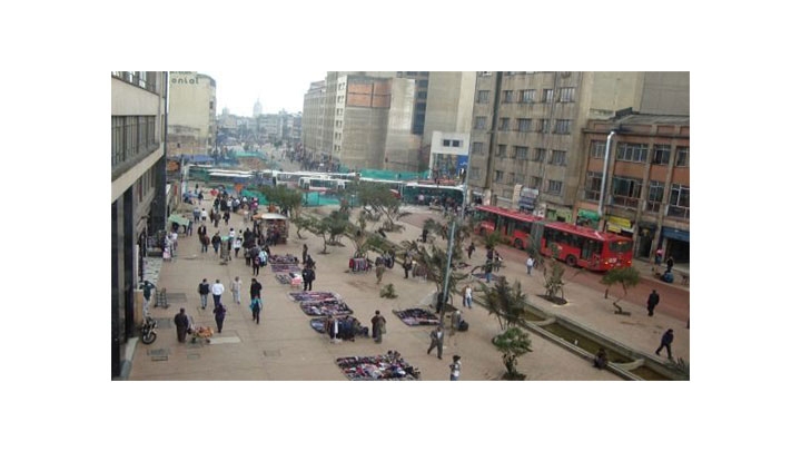 Carrera D&eacute;cima con Jim&eacute;nez, uno de los lugares del centro en el que se presentan atracos a transe&uacute;ntes.