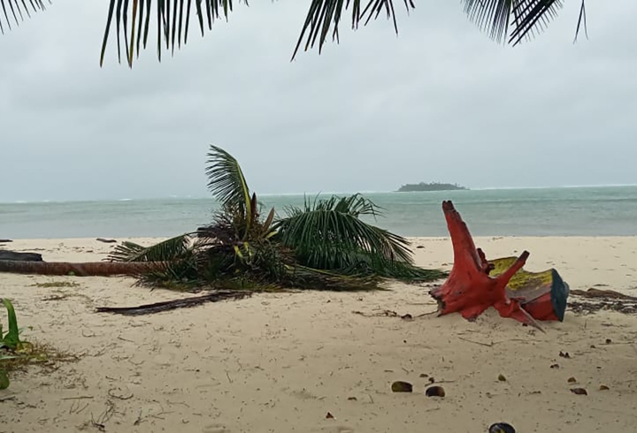 Estado actual de la Isla de San Andr&eacute;s tras la devastaci&oacute;n por hurac&aacute;n