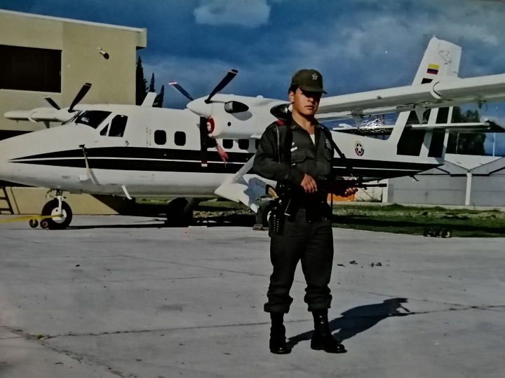 Gonz&aacute;lo Ball&eacute;n en sus a&ntilde;os de servicio.