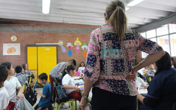 Imagen de un colegio en Bogot&aacute;