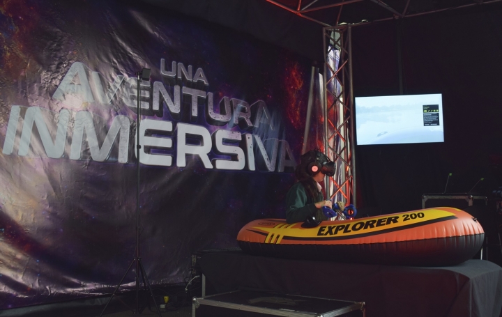 Los ni&ntilde;os pudieron conocer m&aacute;s de los avances de la inform&aacute;tica con diversos juegos de realidad virtual