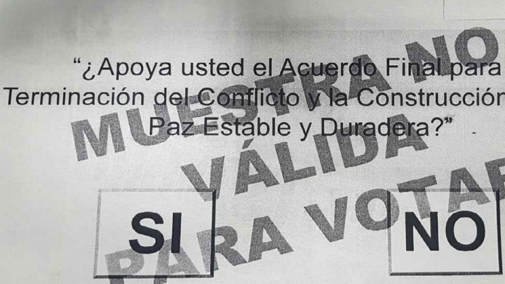 Tarjet&oacute;n del plebiscito
