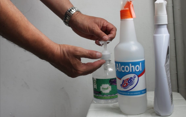 Orlando en su proceso de desinfecci&oacute;n