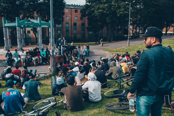 Freestyle en Ciudad Salitre. Cr&eacute;dito foto: cortes&iacute;a de C&oacute;digo De Barras