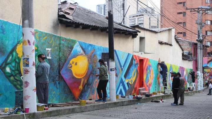 D&iacute;a 2 de jornada muralismo