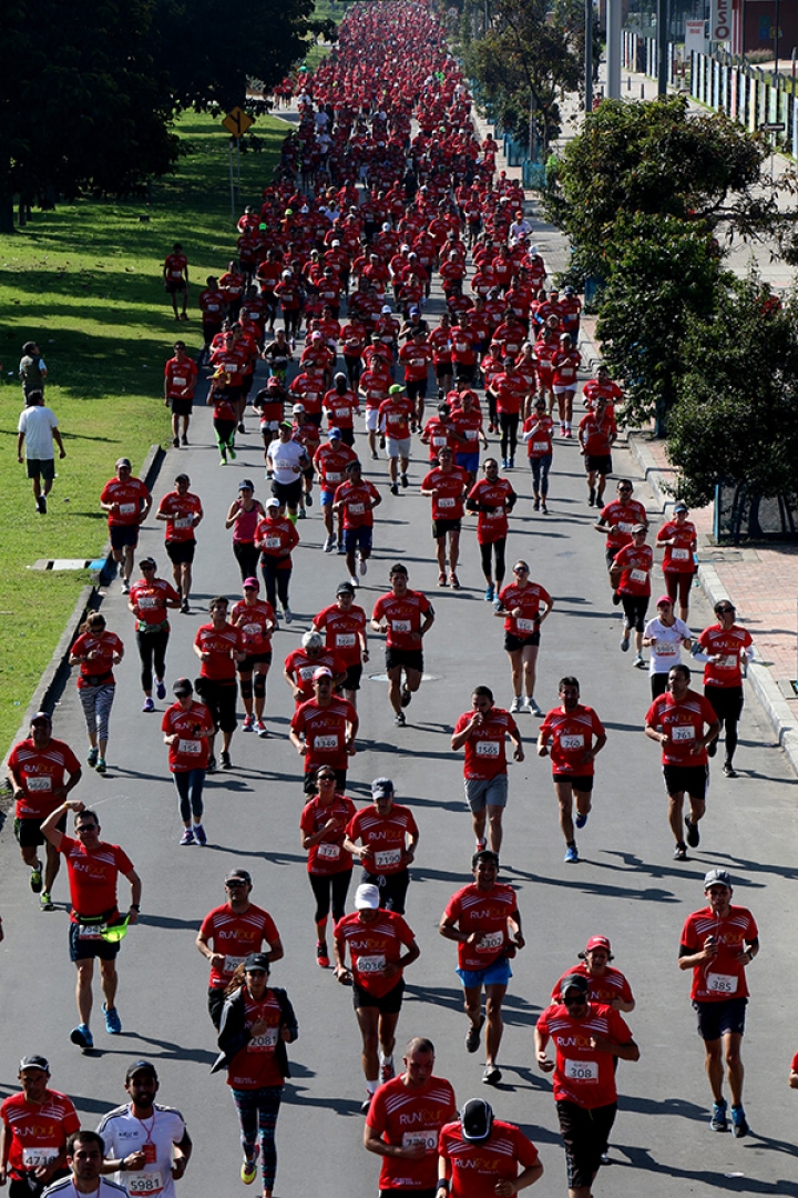 La 'mancha roja' sobre la Calle 26.