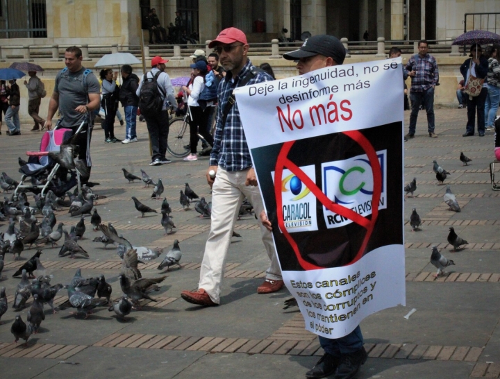 As&iacute; fue la jornada de manifestaciones del paro de Fecode en el centro de Bogot&aacute;