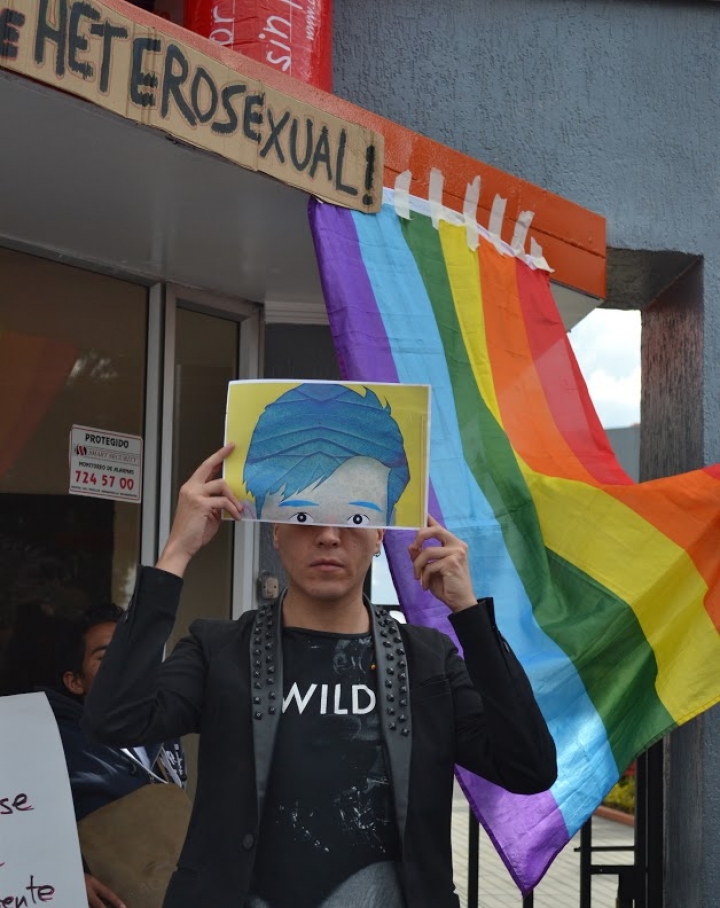 Plant&oacute;n en memoria a Sergio Urrego