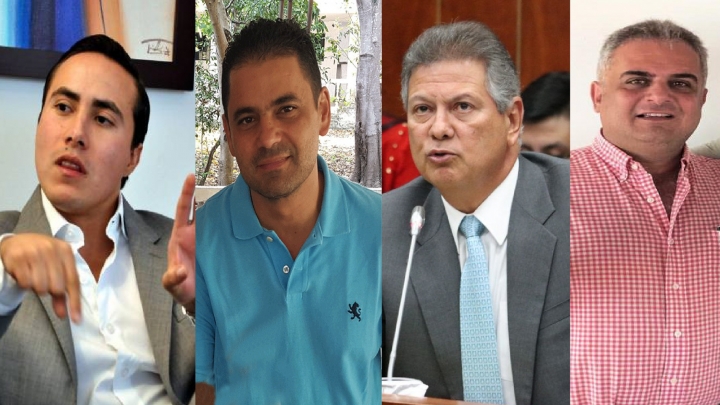 Estos son algunos de los herederos pol&iacute;ticos que llegaron al Congreso. Montaje: Juli&aacute;n R&iacute;os