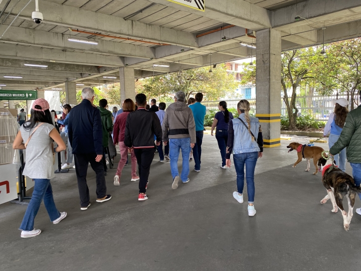 As&iacute; fue la jornada electoral desde el Centro Comercial Unicentro