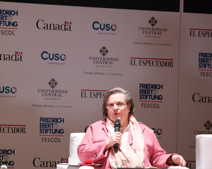 Clara L&oacute;pez, f&oacute;rmula vicepresidencial de Humberto de La Calle. Cr&eacute;dito fotos: Camila Rodr&iacute;guez y Camila Carrillo