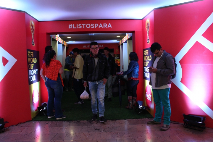 La Copa del Mundo de visita en Bogot&aacute;