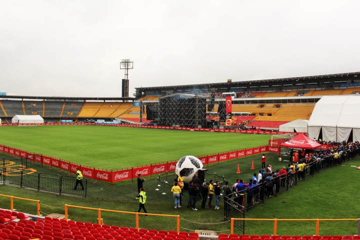 La Copa del Mundo de visita en Bogot&aacute;