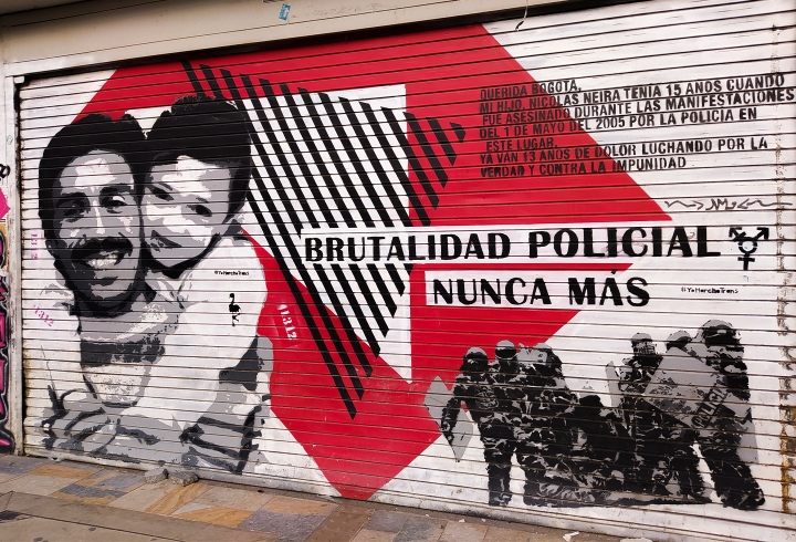 Mural en Bogot&aacute;