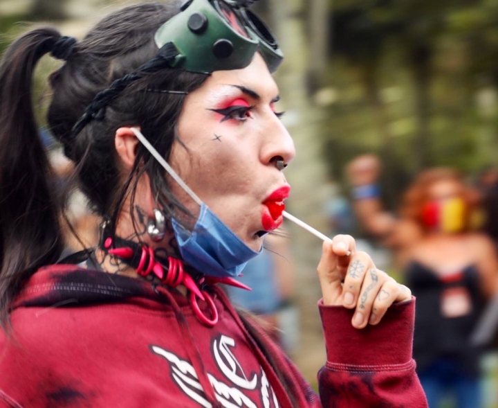 Marcha Trans en Bogot&aacute; 2020