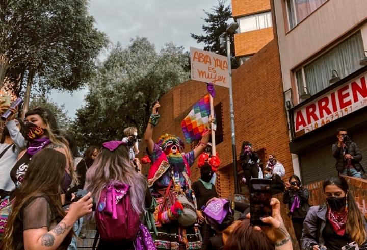 En im&aacute;genes, las marchas del 8M en Bogot&aacute;