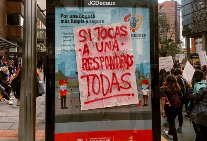 En im&aacute;genes, las marchas del 8M en Bogot&aacute;