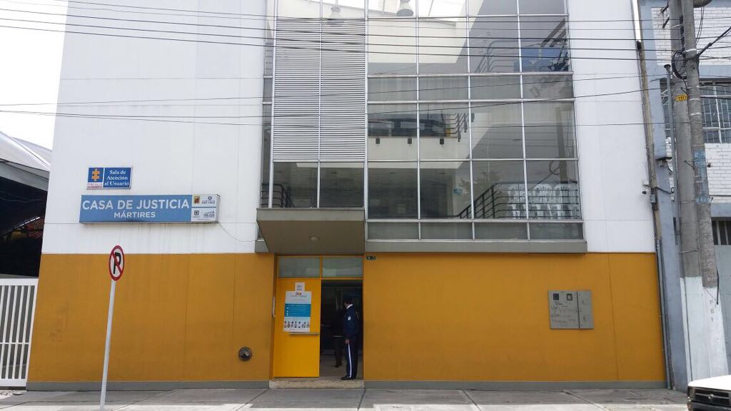 Casa de Justicia localidad de M&aacute;rtires