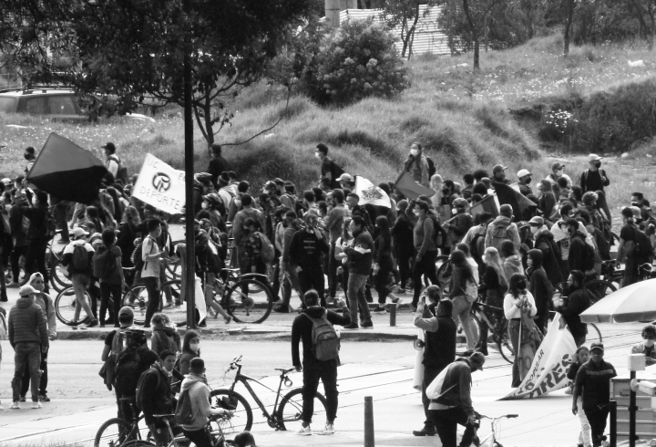 Paro Nacional en Bogot&aacute;, 28 de abril del 2021