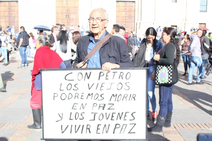 El cierre de campa&ntilde;a de Gustavo Petro en la Plaza de Bol&iacute;var