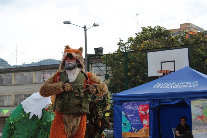 Obra "La profec&iacute;a del Frailej&oacute;n", parque Galerias