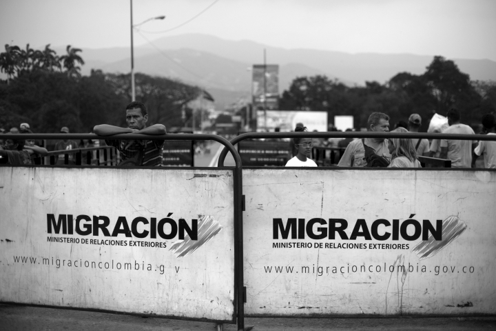 Puente Sim&oacute;n Bol&iacute;var en la frontera entre Colombia y Venezuela (Norte de Santander)