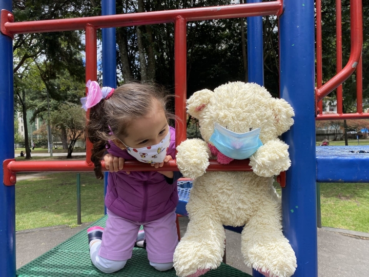 Ni&ntilde;os durante la pandemia por Covid-19