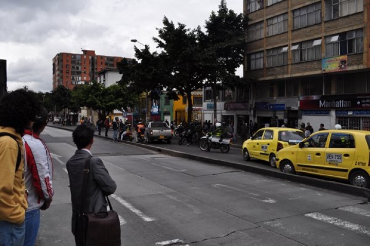 Da&ntilde;os colaterales tras manifestaciones contra Transmilenio