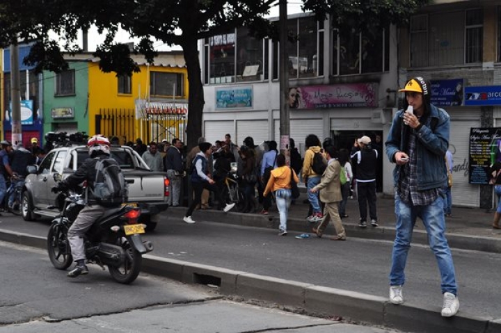 Da&ntilde;os colaterales tras manifestaciones contra Transmilenio