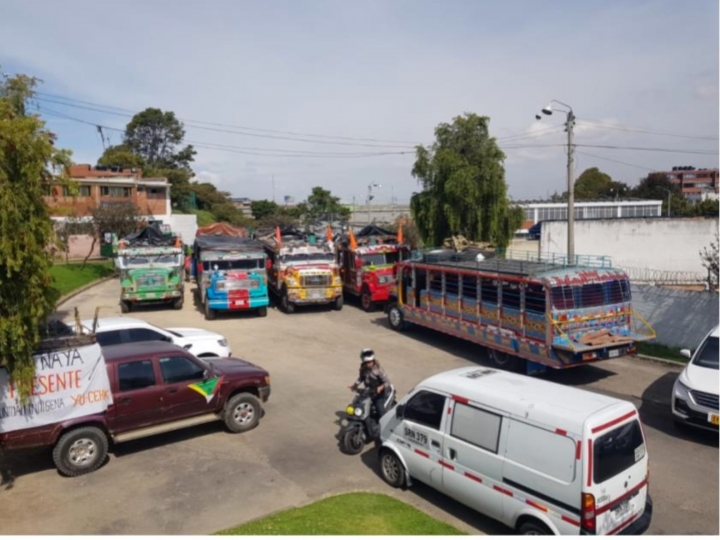La Minga Ind&iacute;gena del Valle del Cauca ha Llegado a Bogot&aacute;