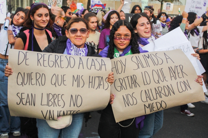 "De regreso a casa quiero que mis hijas sean libres, no valientes"