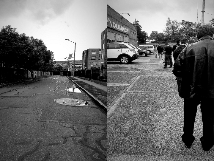 "Fantasma". Es un panorama habitual por estos d&iacute;as, las calles vac&iacute;as como si fueran calles desiertas en un pueblo fantasma. Se restringe la libre circulaci&oacute;n. /  "Paciencia". Debes de esperar para abastecerse, la &uacute;nica manera es simplemente formarse y esperar, distanci&aacute;ndose de los dem&aacute;s. Se restringe la facilidad.