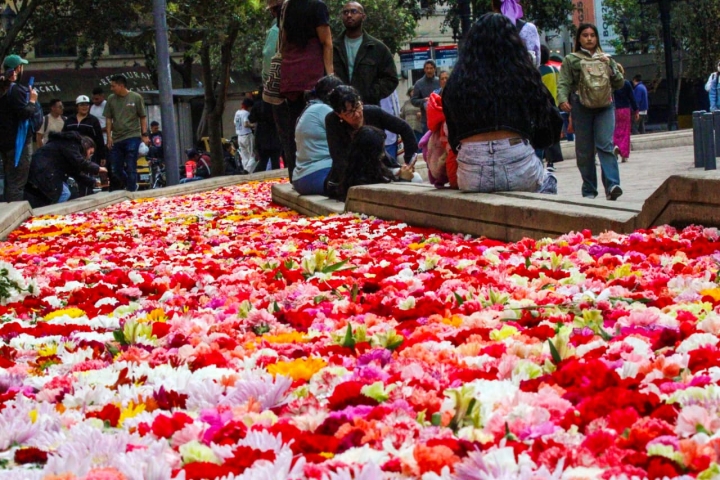 Diferentes colores y olores decoraron por tres días el Eje Ambiental en la capital