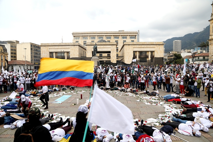 Performance de las mujeres de las FARC en Bogot&aacute; (Noviembre, 2020)