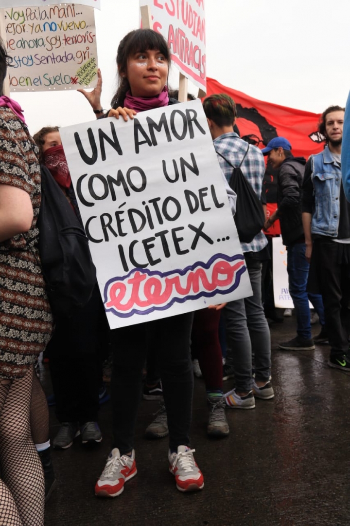 As&iacute; se alistan los estudiantes para la marcha por la universidad p&uacute;blica