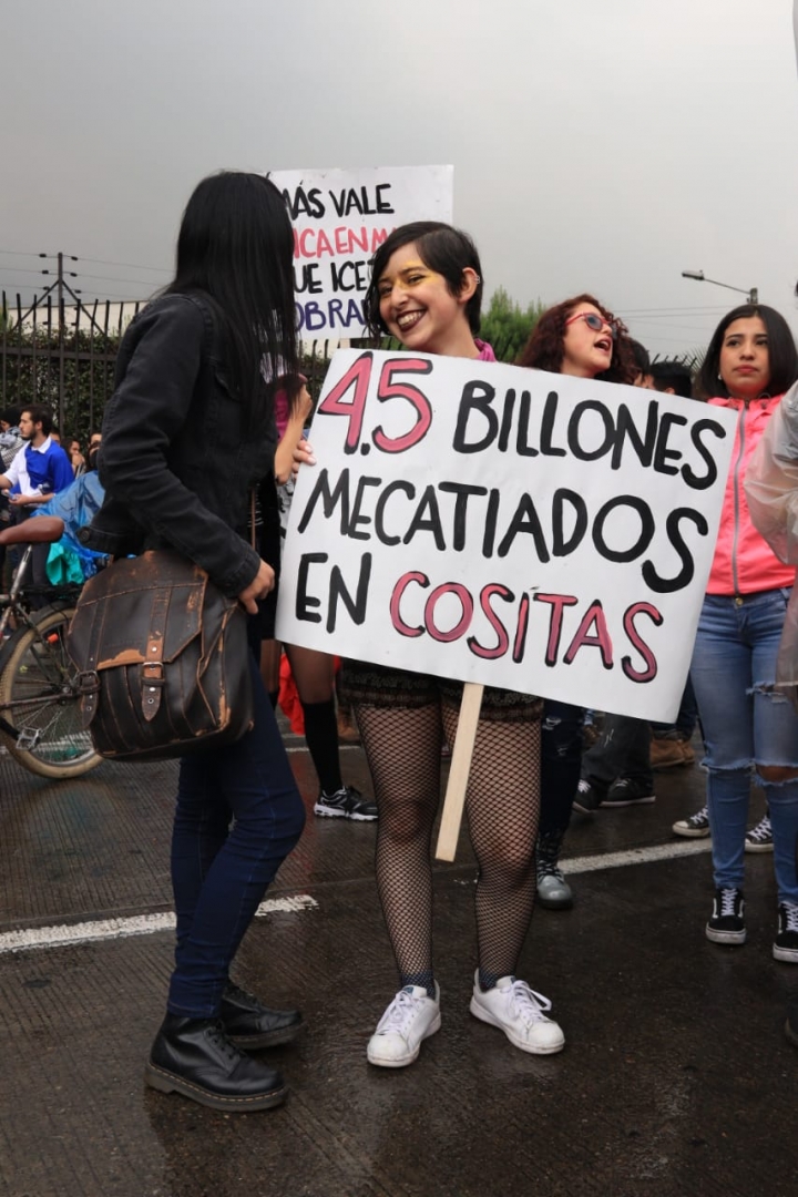 As&iacute; se alistan los estudiantes para la marcha por la universidad p&uacute;blica