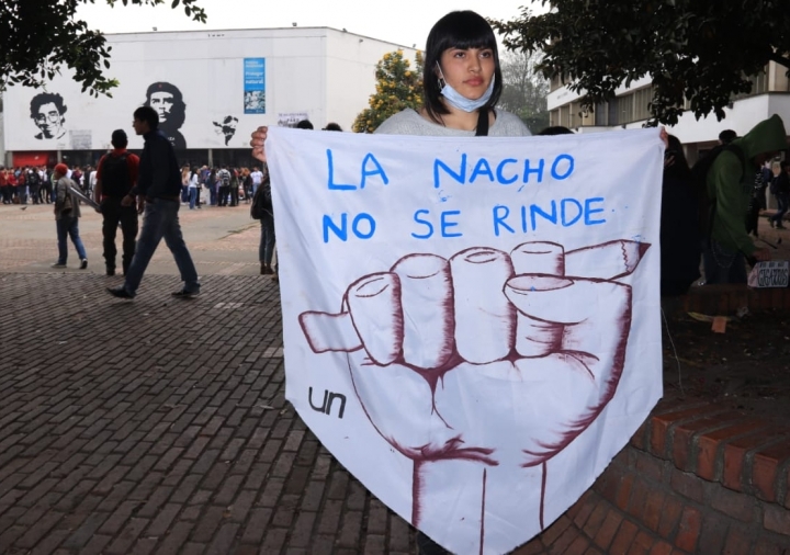 As&iacute; se alistan los estudiantes para la marcha por la universidad p&uacute;blica
